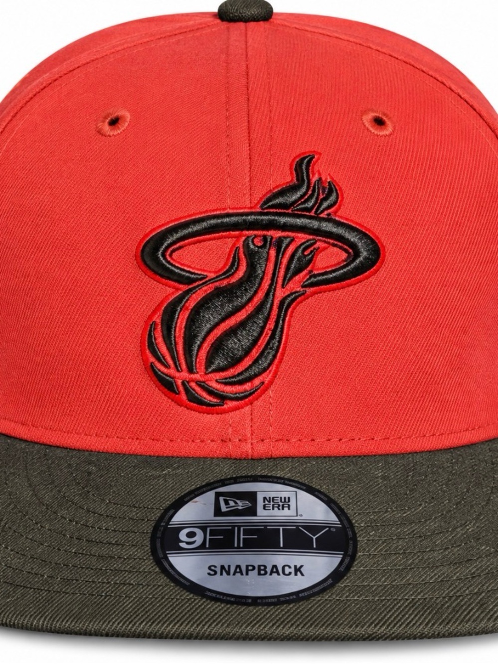 New Era Miami Heat Red and Black 9FIFTY Snapback